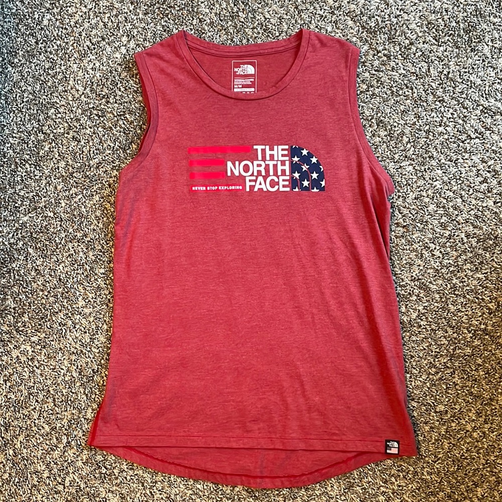 North Face flag tank top
